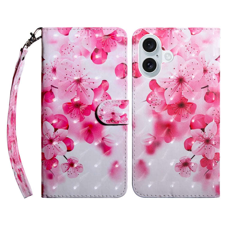 3D Painted Leather Phone Case, For iPhone 16 Pro Max, For iPhone 16 Pro, For iPhone 16 Plus, For ...