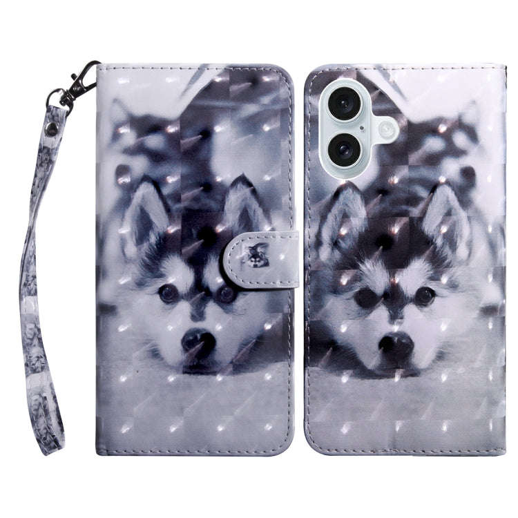3D Painted Leather Phone Case, For iPhone 16 Pro Max, For iPhone 16 Pro, For iPhone 16 Plus, For ...