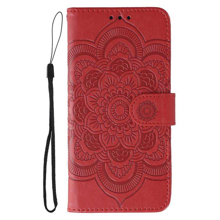 Sun Mandala Embossing Leather Phone Case, For iPhone 16e / 17e, For iPhone 17 Pro Max, For iPhone...