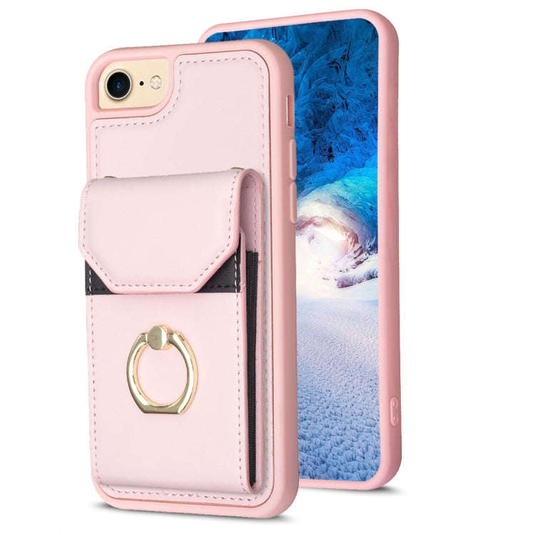 BF29 Organ Card Bag Ring Holder Phone Case, For iPhone 15 Pro Max, For iPhone 15 Pro, For iPhone ...