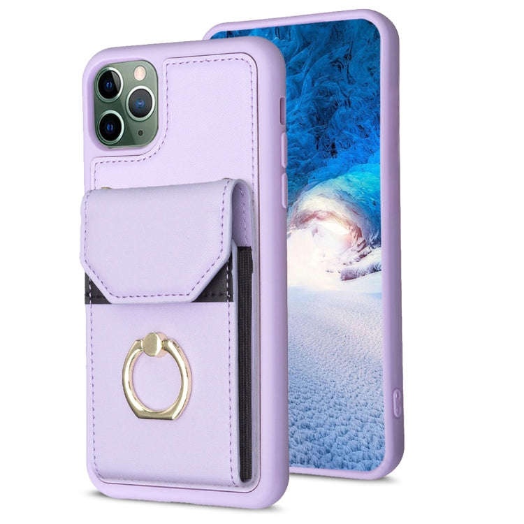 BF29 Organ Card Bag Ring Holder Phone Case, For iPhone 13 Pro Max, For iPhone 13 Pro, For iPhone ...