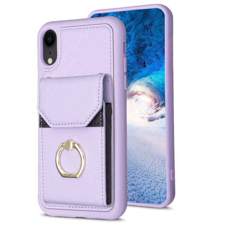 BF29 Organ Card Bag Ring Holder Phone Case, For iPhone 13 Pro Max, For iPhone 13 Pro, For iPhone ...