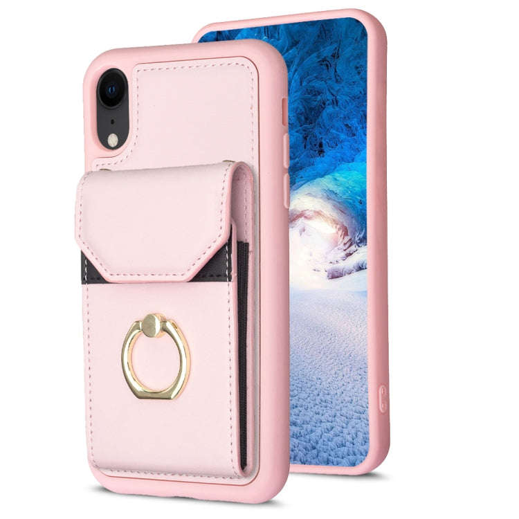 BF29 Organ Card Bag Ring Holder Phone Case, For iPhone 13 Pro Max, For iPhone 13 Pro, For iPhone ...