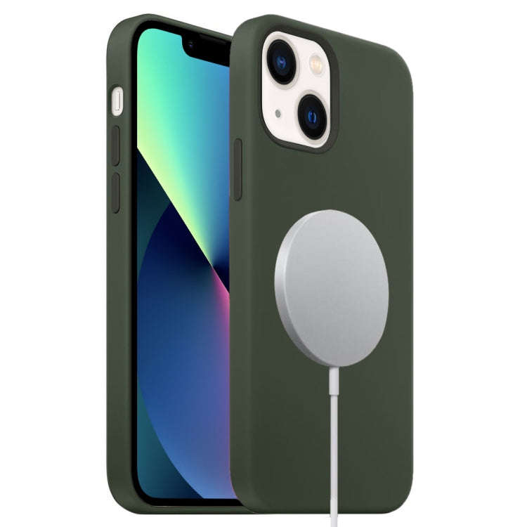 Liquid Silicone Full Coverage MagSafe Phone Case, For iPhone 13 Pro Max, For iPhone 13 Pro, For i...