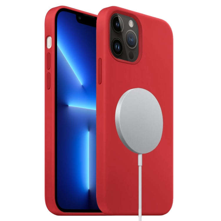 Liquid Silicone Full Coverage MagSafe Phone Case, For iPhone 13 Pro Max, For iPhone 13 Pro, For i...