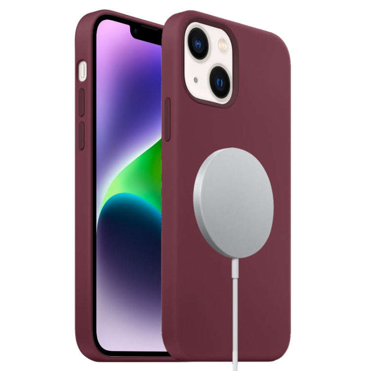 Liquid Silicone Full Coverage MagSafe Phone Case, For iPhone 15 Plus, For iPhone 15, For iPhone 1...