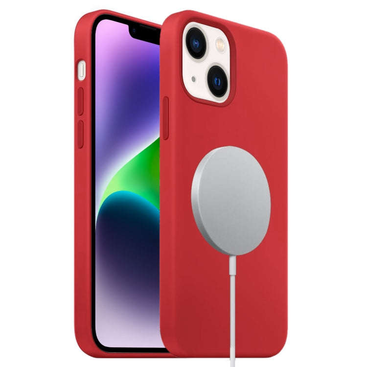 Liquid Silicone Full Coverage MagSafe Phone Case, For iPhone 15 Plus, For iPhone 15, For iPhone 1...