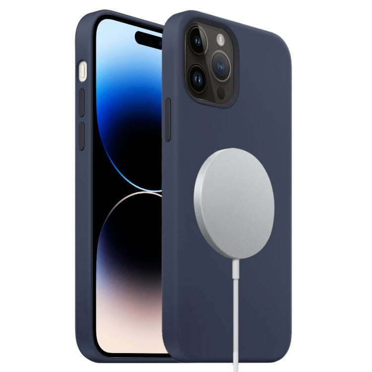 Liquid Silicone Full Coverage MagSafe Phone Case, For iPhone 15 Plus, For iPhone 15, For iPhone 1...