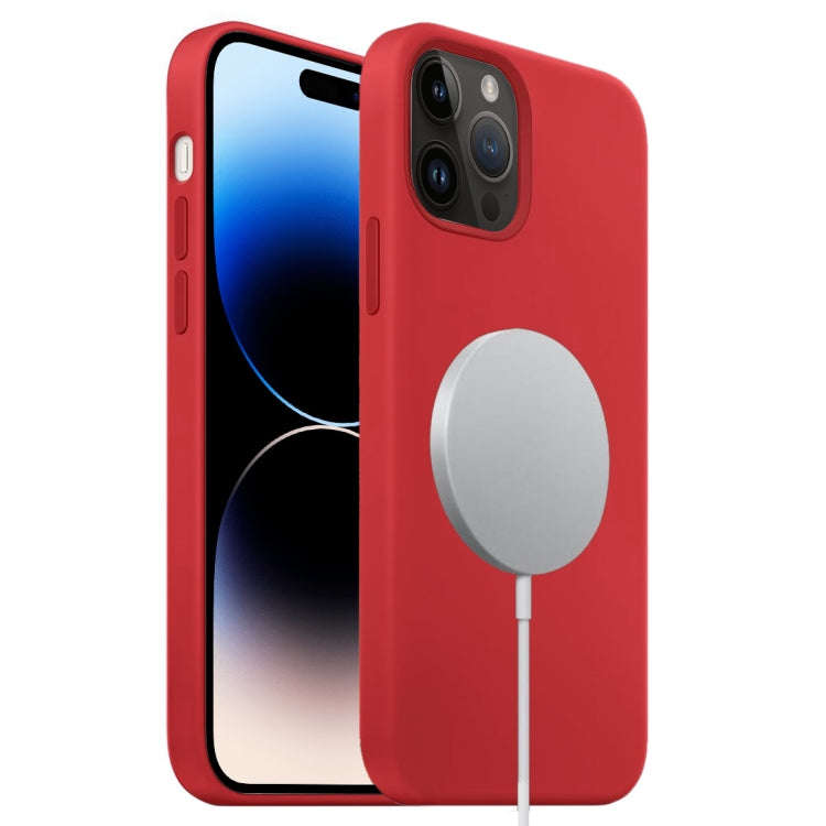 Liquid Silicone Full Coverage MagSafe Phone Case, For iPhone 15 Plus, For iPhone 15, For iPhone 1...