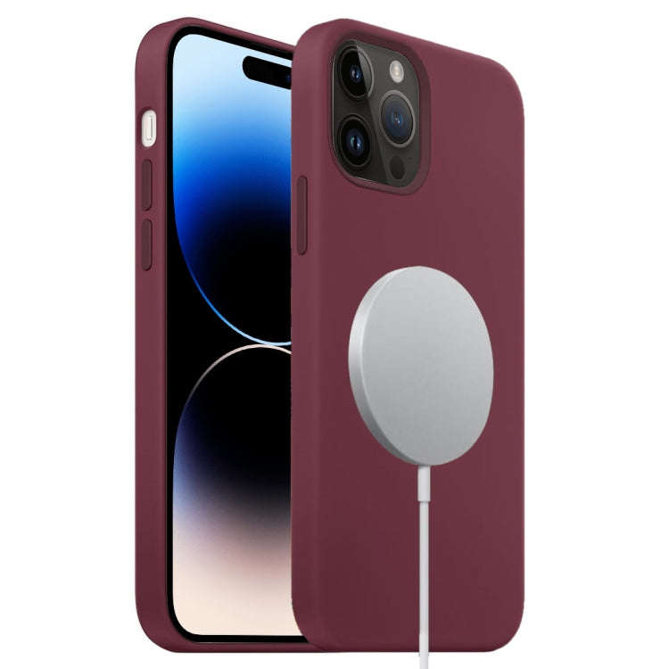 Liquid Silicone Full Coverage MagSafe Phone Case, For iPhone 15 Plus, For iPhone 15, For iPhone 1...