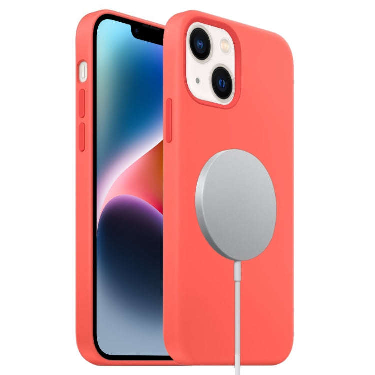 Liquid Silicone Full Coverage MagSafe Phone Case, For iPhone 15 Plus, For iPhone 15, For iPhone 1...
