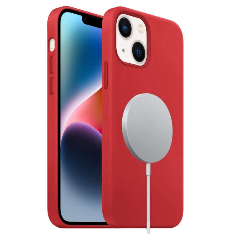 Liquid Silicone Full Coverage MagSafe Phone Case, For iPhone 15 Plus, For iPhone 15, For iPhone 1...