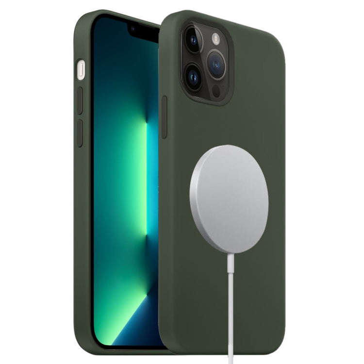 Liquid Silicone Full Coverage MagSafe Phone Case, For iPhone 13 Pro Max, For iPhone 13 Pro, For i...