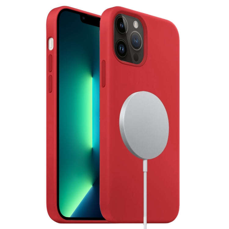 Liquid Silicone Full Coverage MagSafe Phone Case, For iPhone 13 Pro Max, For iPhone 13 Pro, For i...