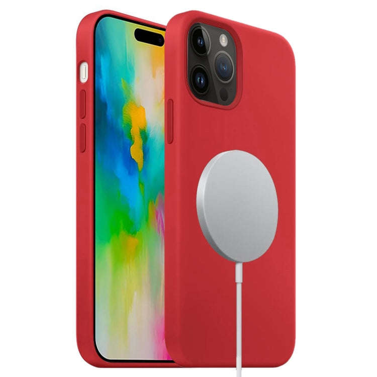 Liquid Silicone Full Coverage MagSafe Phone Case, For iPhone 16 Pro Max, For iPhone 16 Pro, For i...