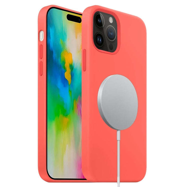 Liquid Silicone Full Coverage MagSafe Phone Case, For iPhone 16 Pro Max, For iPhone 16 Pro, For i...