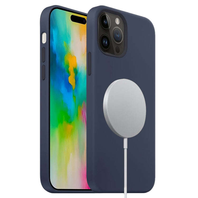 Liquid Silicone Full Coverage MagSafe Phone Case, For iPhone 16 Pro Max, For iPhone 16 Pro, For i...