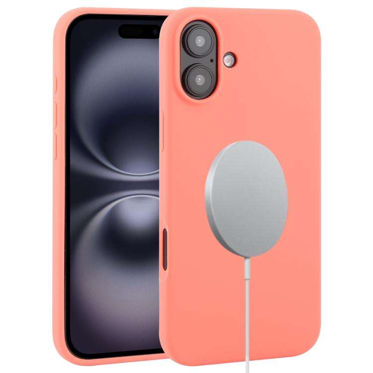 Liquid Silicone Full Coverage MagSafe Phone Case, For iPhone 16 Pro Max, For iPhone 16 Pro, For i...