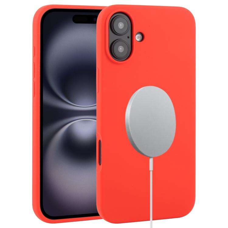 Liquid Silicone Full Coverage MagSafe Phone Case, For iPhone 16 Pro Max, For iPhone 16 Pro, For i...