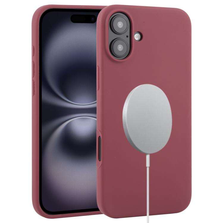 Liquid Silicone Full Coverage MagSafe Phone Case, For iPhone 16 Pro Max, For iPhone 16 Pro, For i...