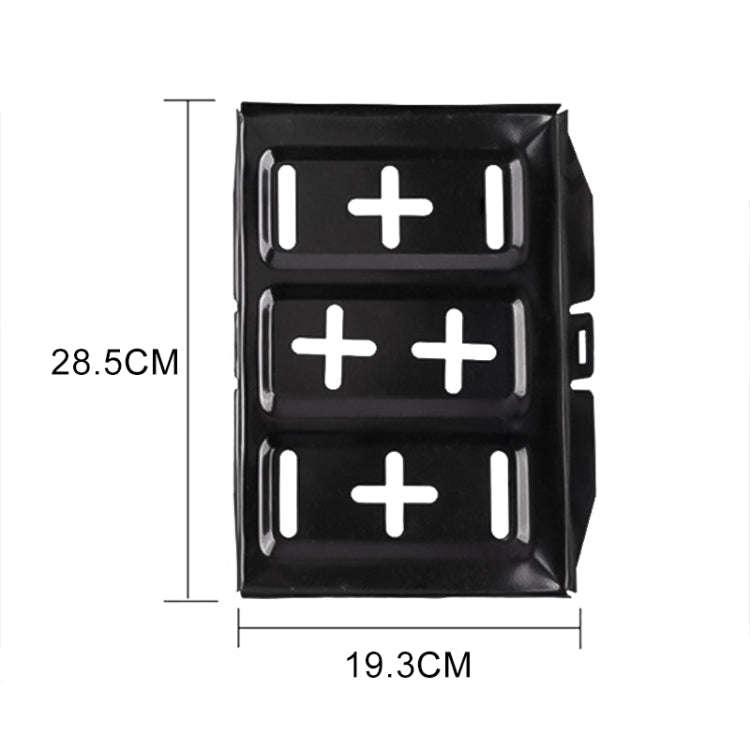 Car Universal Battery Bracket Adjustable Battery Fixed Holder + Base Tray, 28.5cm Base + 19cm Bra...