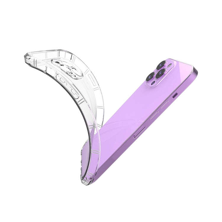 Straight Side Dual Bone Anti-fall TPU Phone Case, For iPhone 15 Pro Max, For iPhone 15 Pro, For i...