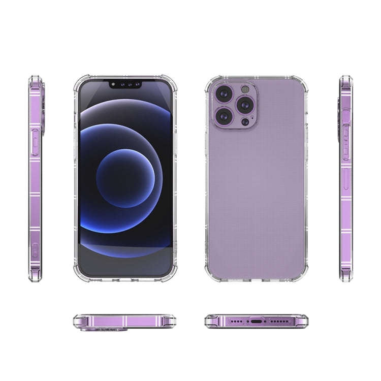 Straight Side Dual Bone Anti-fall TPU Phone Case, For iPhone 15 Pro Max, For iPhone 15 Pro, For i...