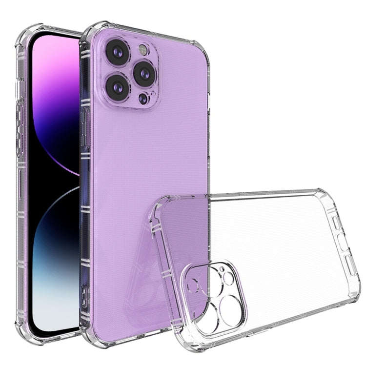 Straight Side Dual Bone Anti-fall TPU Phone Case, For iPhone 15 Pro Max, For iPhone 15 Pro, For i...