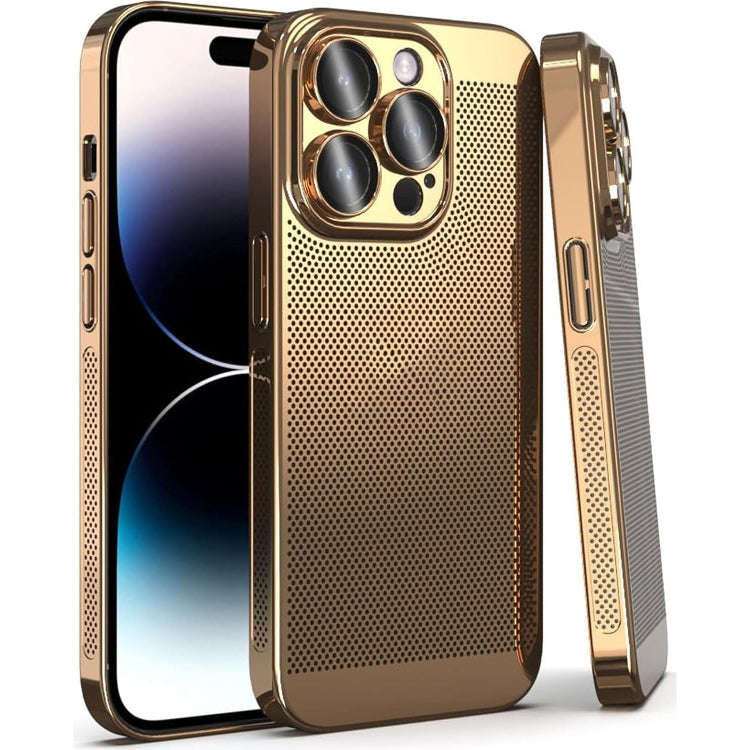 Fine Mesh Cooling Phone Case, For iPhone 15 Pro Max, For iPhone 15 Pro, For iPhone 15 Plus, For i...