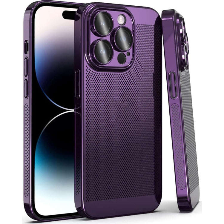 Fine Mesh Cooling Phone Case, For iPhone 15 Pro Max, For iPhone 15 Pro, For iPhone 15 Plus, For i...