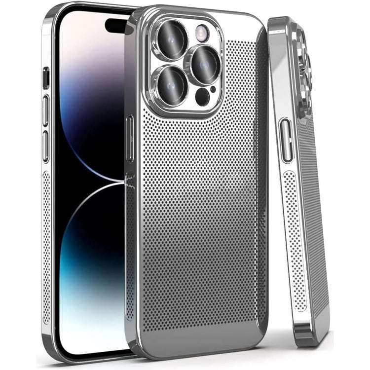 Fine Mesh Cooling Phone Case, For iPhone 15 Pro Max, For iPhone 15 Pro, For iPhone 15 Plus, For i...