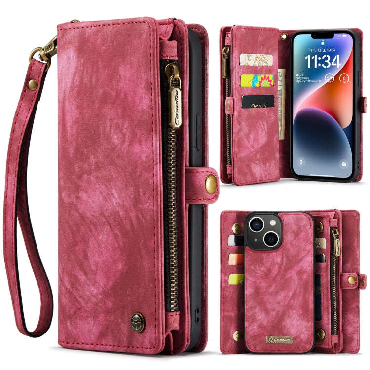 CaseMe 008 Detachable Multifunctional Leather Phone Case, For iPhone 15 Pro Max, For iPhone 15 Pr...