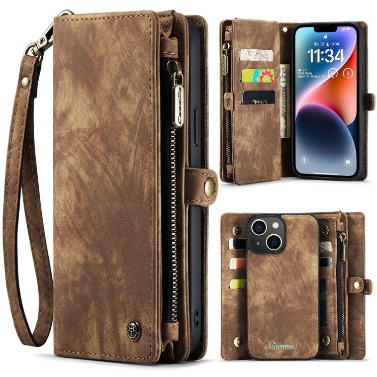 CaseMe 008 Detachable Multifunctional Leather Phone Case, For iPhone 15 Pro Max, For iPhone 15 Pr...