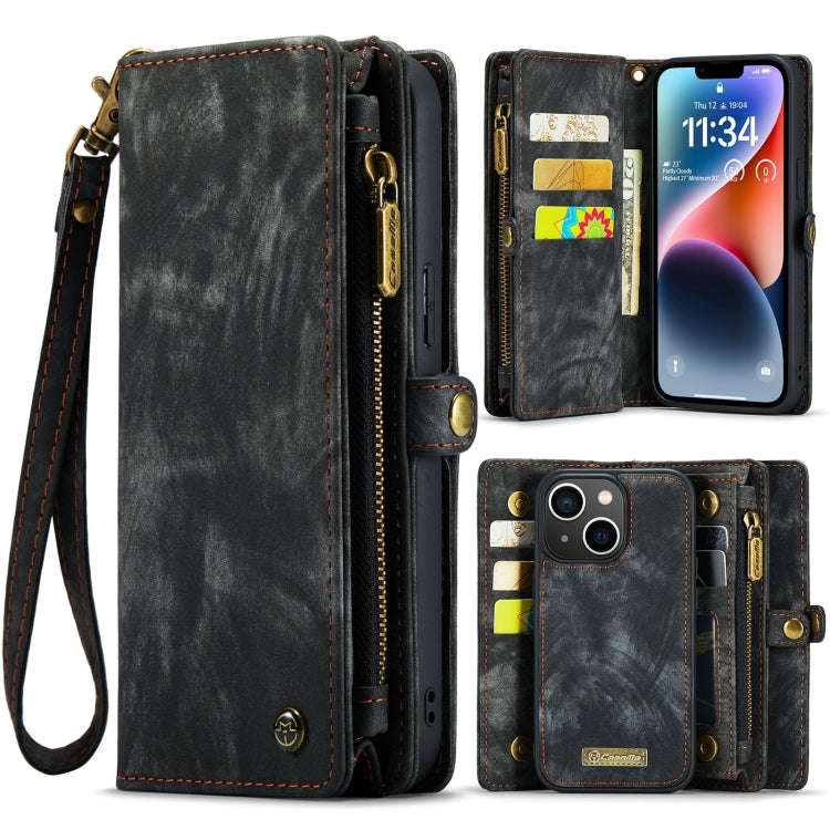 CaseMe 008 Detachable Multifunctional Leather Phone Case, For iPhone 15 Pro Max, For iPhone 15 Pr...