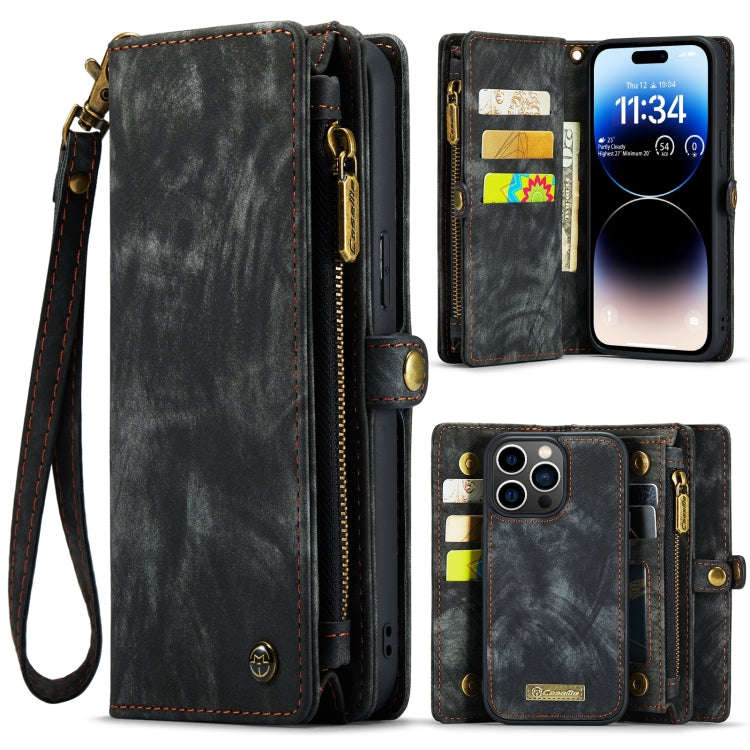 CaseMe 008 Detachable Multifunctional Leather Phone Case, For iPhone 15 Pro Max, For iPhone 15 Pr...
