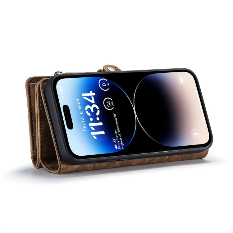 CaseMe 008 Detachable Multifunctional Leather Phone Case, For iPhone 15 Pro Max, For iPhone 15 Pr...