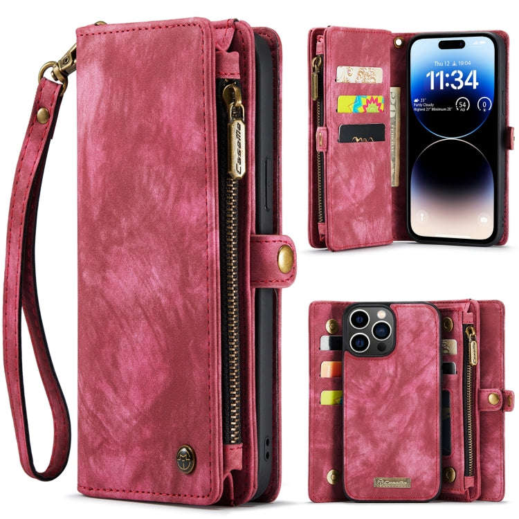 CaseMe 008 Detachable Multifunctional Leather Phone Case, For iPhone 15 Pro Max, For iPhone 15 Pr...