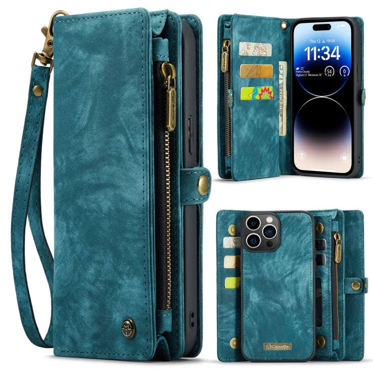 CaseMe 008 Detachable Multifunctional Leather Phone Case, For iPhone 15 Pro Max, For iPhone 15 Pr...