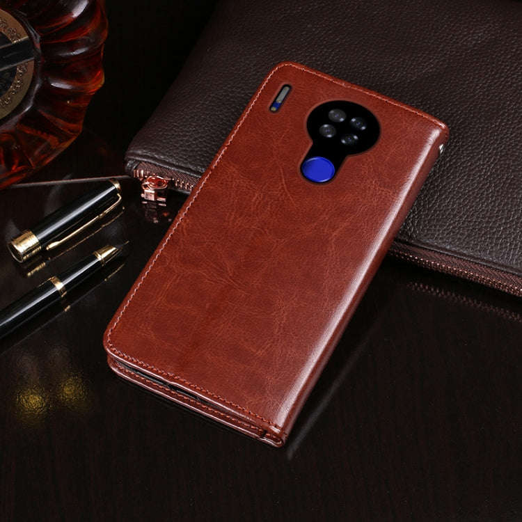 idewei Crazy Horse Texture Horizontal Flip Leather Case with Holder & Card Slots & Wallet, For Bl...