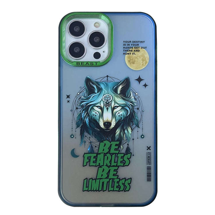 Aurora Series Painted Pattern Phone Case, For iPhone 14, For iPhone 15 Pro Max, For iPhone 15 Pro...
