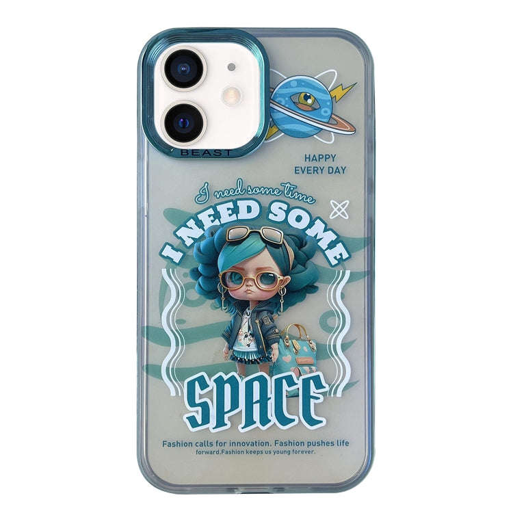 Aurora Series Painted Pattern Phone Case, For iPhone 13, For iPhone 12, For iPhone 12 Pro Max, Fo...