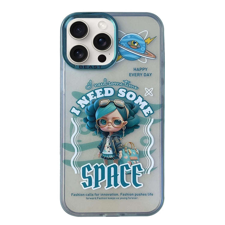 Aurora Series Painted Pattern Phone Case, For iPhone 14, For iPhone 15 Pro Max, For iPhone 15 Pro...