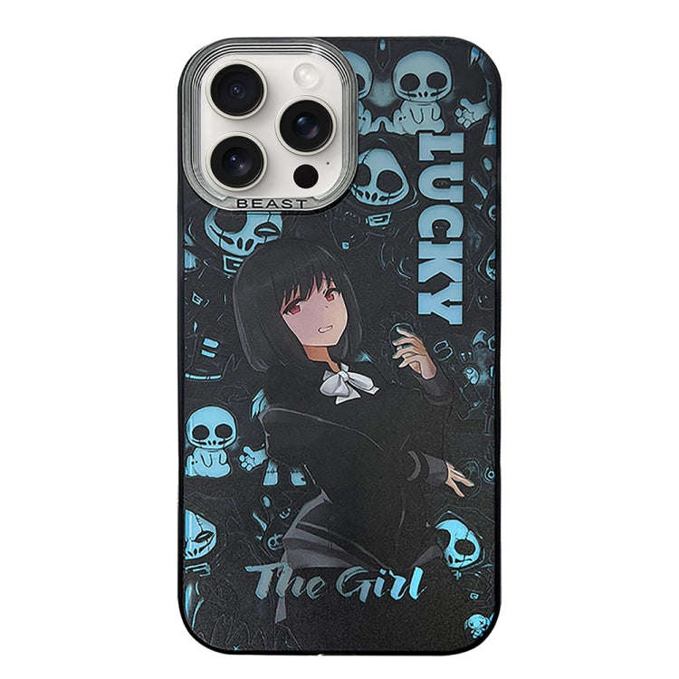 Aurora Series Painted Pattern Phone Case, For iPhone 14, For iPhone 15 Pro Max, For iPhone 15 Pro...