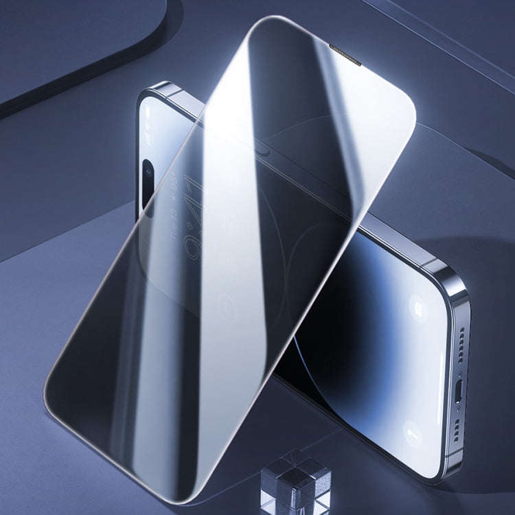 Baseus Sapphire Series Dustproof Peep-proof Tempered Glass Film, For iPhone 15