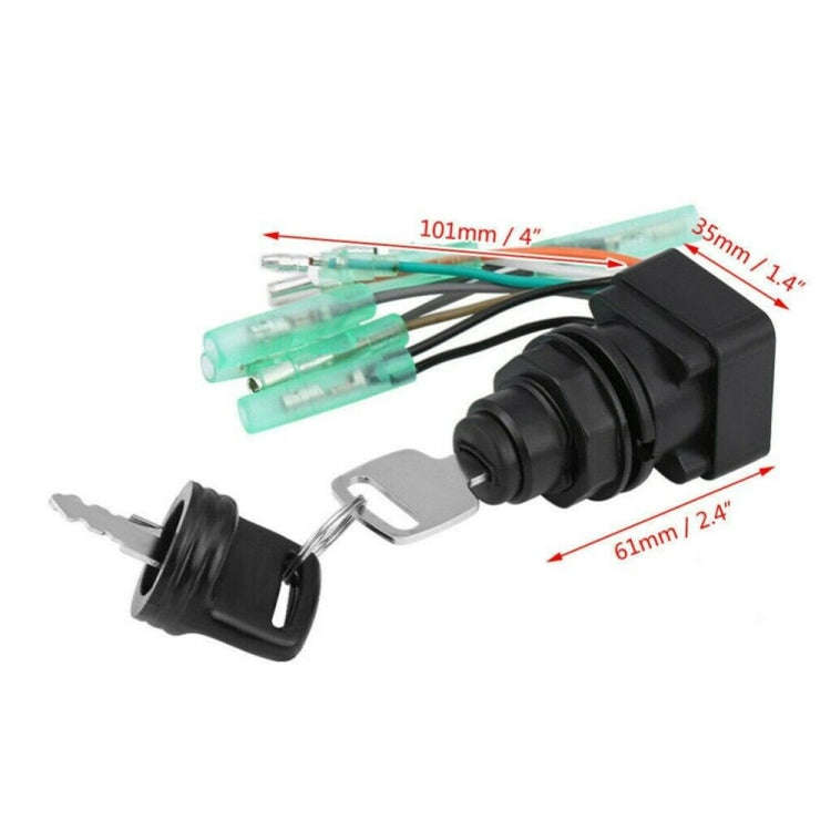 For Suzuki Marine Outboard Control Box Ignition Start Key 37110-99E00, 37110-99E00