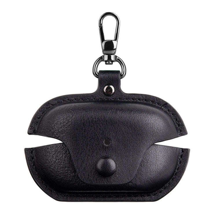 Leather TWS Earphone Protective Case with Hook, For Sony WF-1000XM5
