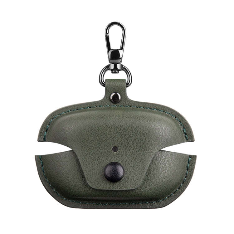 Leather TWS Earphone Protective Case with Hook, For Sony WF-1000XM5