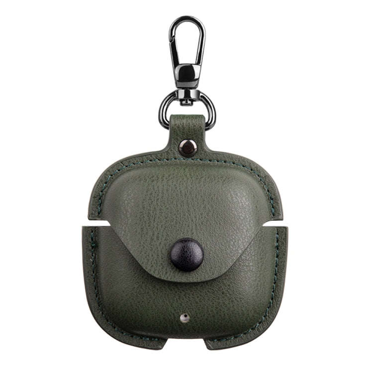 Leather TWS Earphone Protective Case with Hook, For Huawei FreeBuds SE 2 / SE 3