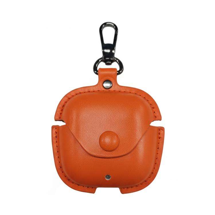 Leather TWS Earphone Protective Case with Hook, For Huawei FreeBuds SE 2 / SE 3