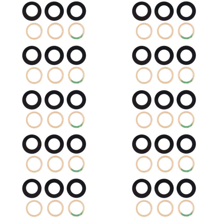 10set Back Camera Lens, For Samsung Galaxy M54 SM-M546B, For Samsung Galaxy M14 SM-M146B, For Sam...